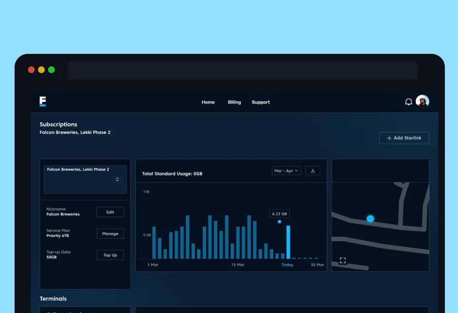 Fieldbase Starlink Portal