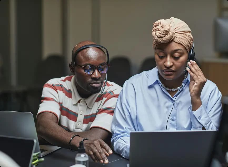 Enterprise connectivity team at work